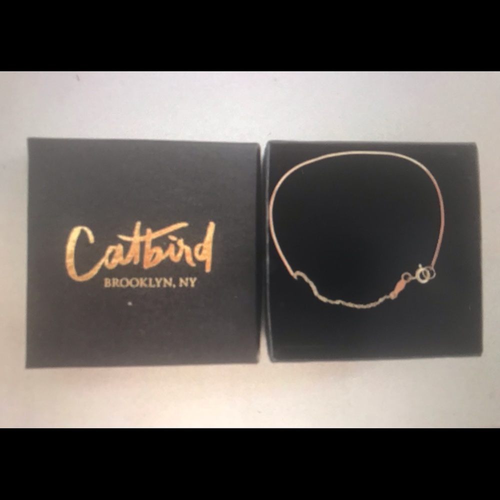 Catbird ballerina bracelet 14k gold 7”